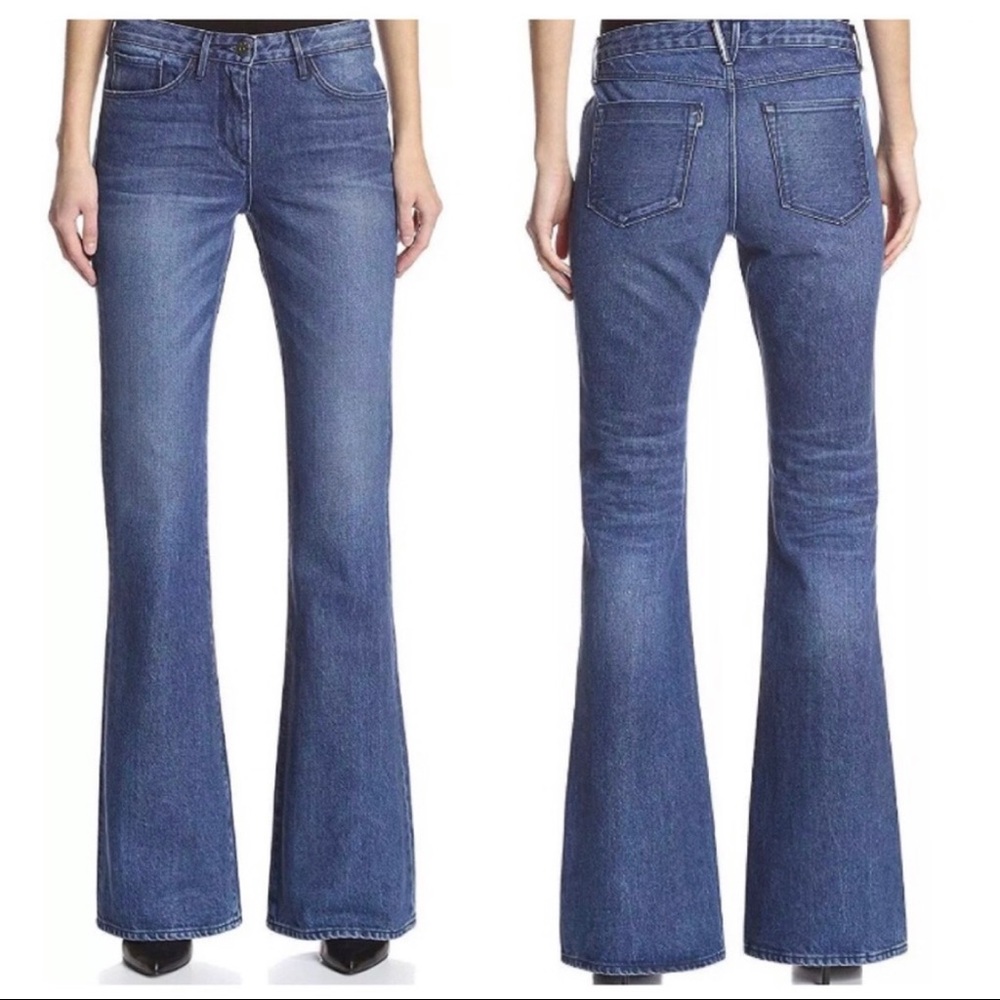 3x1 Midrise Bell Bottom Flare Jeans in Juliet